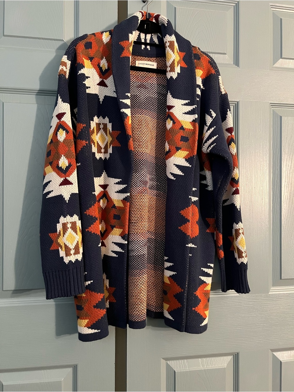 Lucky Brand Collared Long Sweater